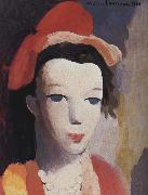 Marie Laurencin Woman wearing the roseal hat oil painting picture wholesale